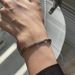 Mimalist Style Men's Titanium Steel Diamond Le Simple Versatile Couple Bracelet Hip Hop Men And Women Melon Seed_ipsvogv.com