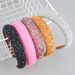 Headband Wide edge Headband Fabric sponge colorful rice beads hair accessories Trend party headwear_ipsvogv.com