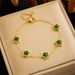 Designer fashion vintage diamond Star accessory chain stainless steel gold plated bracelet_ipsvogv.com