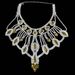 Hot Selling Fashionable Women's Exquisite Shiny AB Color Necklace, Luxurious And Exaggerated Rhinestone Necklace_ipsvogv.com