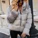 Women's Clothing fashionable fur tops women's coats fox fur short coats_ipsvogv.com