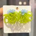 Unisex Colorful Beaded Small Fresh Earrings Flower Versatile Niche Design Handmade Crystal Glass Bead Earrings For Women_ipsvogv.com
