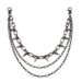 Hip Hop Punk Black Metal Rivet Pant Multi Layered Waist Chain Dress Up Jeans Accessories_ipsvogv.com