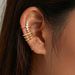 Hot Selling Geometric Style Inlaid Zircon Ear Clip Niche Earring Set Light Luxury Personality Trend Sweet Cool Earrings For Women_ipsvogv.com