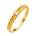 Jewelry Women's Hollow Inlaid Green Zircon Stainless Steel Bracelet_ipsvogv.com
