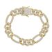 New 12mm Cuban Chain Cuban Chain Hip Hop Rap Men's Bracelet_ipsvogv.com