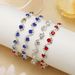 and Japanese Colorful Rhinestone Exquisite Color Bracelet Fashion Korean Version Ins Cold Style Hand Accessories_ipsvogv.com