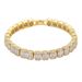 Men’s Jewelry Set FashionHip Hop Step Square Zircon Hip Hop Bracelet Men's Fashion Trend Hiphop Square And Round Zircon Mixed Inlay Bracelet_ipsvogv.com
