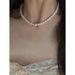 French Freshwater Pearl Round Bead Necklace For Women, Light Luxury, High-end Temperament, Neck Chain, Ins, Niche_ipsvogv.com