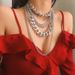 Mix And Match Fringed Chain Multi-layer Necklace RAP Rap HIPHOP Hip-hop Trend Exaggerated Cuban Chain Neck Chain Necklace_ipsvogv.com