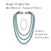 Jewelry turquoise necklace Bohemian style multi-layer layered collarbone chain NK24180_ipsvogv.com