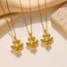 Electroplating Heavy Industry Luxury Style And Light Little Angel Real Gold Pendant DIY Handmade Jewelry Titanium Steel_ipsvogv.com