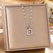 Korean Net Red Titanium Steel Necklace Women's Perfume Bottle Full Of Diamonds Beating Mind, Light Luxury, High Class_ipsvogv.com