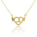 Hot Selling Fashion Love Wings Necklace For Women,Simple Heart Shaped Pendant Clavicle Necklace_ipsvogv.com