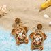 Women’s Jewelry Set Fashion Hot Sale Creative Rice Beads Hand Woven Seahorse Lobster Crane Turtle Ladies Earrings New Fashion Marine Animals_ipsvogv.com