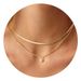 Jewelry Simple Metal Circle Pearl Pendant Y Necklace Fashion Style Trendy Women's Chain Accessories_ipsvogv.com