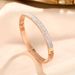 Light Luxury Fashionable Titanium Steel Bracelet Set In Three Rows For Women, With High-end Feel And A Starry Sky That_ipsvogv.com
