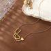 Hot selling fashionable personalized stethoscopes, heart-shaped hollow out pendants, necklaces, and accessories_ipsvogv.com