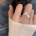 Fresh, Sweet, Irregular Texture Bow For Women, Niche, Light Luxury, Fashionable, Versatile, Simple And High-end Ring_ipsvogv.com