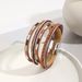 Bohemian Style Magnetic Buckle Leather Versatile Women's With Multi-layer Winding Bracelet_ipsvogv.com