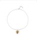 New Gold And Silver Electroplated Bicolor Dog Pendant Alloy Necklace Women's Collarbone Chain Jewelry_ipsvogv.com