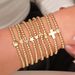 Environmental Protection CCB Beaded Stacking Bracelet Women's Elastic Moon Cross Cactus Shell Love Bracelet Women_ipsvogv.com