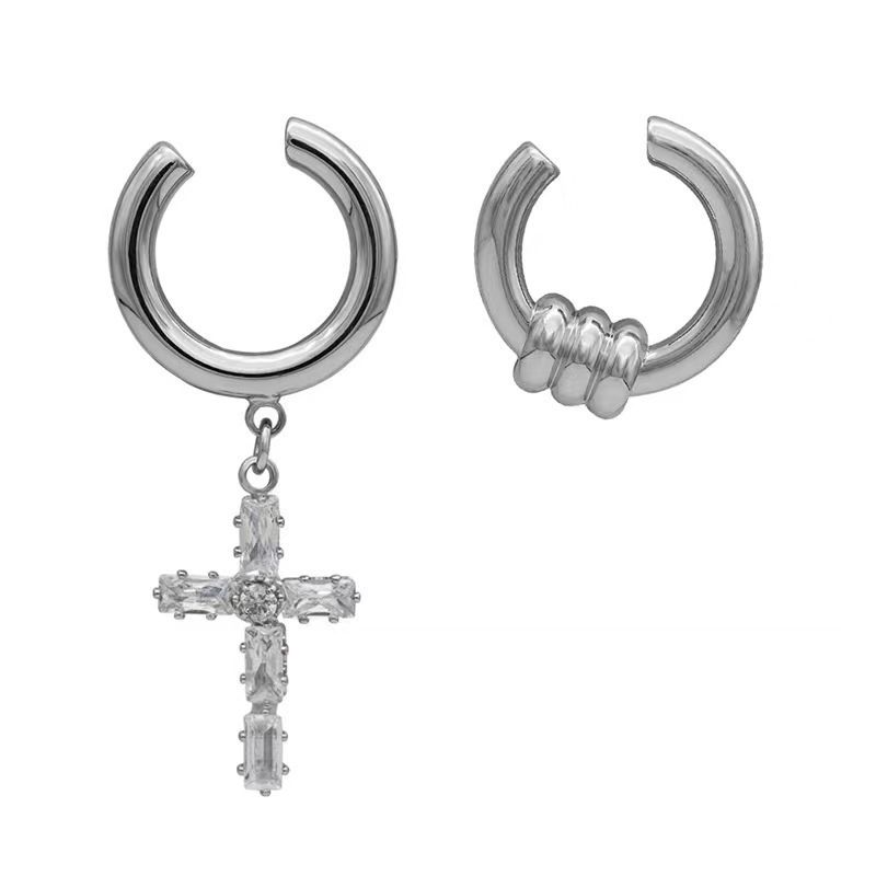 Cross Men Without Ear Holes, Personalized Ethnic Style, Light Luxury, High-end Feeling, Earrings For Women, Fashionable,_ipsvogv.com