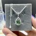 Women's Jewelry Large Carat Super Flash Water Drop Pear Shaped D Grade Moissanite Pendant 3 5 Carat Moissanite Necklace_ipsvogv.com