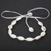 Necklace, Simple And Fashionable, Natural Shell Cotton Thread, Handmade Necklace, Collarbone Chain Jewelry_ipsvogv.com