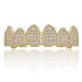 Unisex Jewelry Fashion micro gold braces fangs Vampire teeth hip hop accessories braces HIPHOP tooth_ipsvogv.com