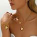 2024 new women's style earrings necklace set with personalized geometric rings and zircon inlaid design bracelet jewelry_ipsvogv.com