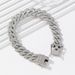New Style Bracelet 12mm Alloy Full Diamond Cuban Chain Unisex Personality Hip-Hop Jewelry_ipsvogv.com