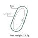 Hip-Hop Vintage Green Zircon Necklace Light Luxury New 3mm Tennis Chain Unisex Fashion Trendy Jewelry_ipsvogv.com