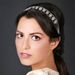 Novel Retro Crystal Bridal Hair band Hollow White Gem Jewelry Wedding Headwear Hair band_ipsvogv.com