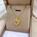 】 Love 【 Double Layered Dynamic Light Luxury Charm Gorgeous Full Diamond Necklace Women's Versatile Clavicle Titanium 【 】_ipsvogv.com