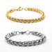 Titanium Men's Flower Basket Korean Style Stainless Steel Fashion Clavicle Dragon Bone Chain Bracelet Jewelry_ipsvogv.com