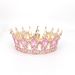 Baroque Bridal Round Crown Headdress Water Drop Diamond Beauty Pageant Crown Retro Queen Performance Crown_ipsvogv.com