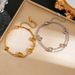 Trendy Hollow Out Four Leaf Clover Titanium Steel Bracelet For Women, Niche Design, Best Friend Gift, Hand Jewelry That_ipsvogv.com