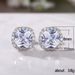 Cao Shi's New Classic Four Claw AAA Square Zircon Earrings_ipsvogv.com