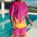 Men's Clothing Short sleeves shorts men's 3D t-shirt short sleeve trendy casual sports suit round neck two-piece suit_ipsvogv.com