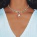 Diamond Letter Necklace Simple Alloy Custom Pendant Necklace Hip-hop Joker Jewelry Choker_ipsvogv.com
