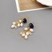 Super Immortal Freshwater Pearl Baroque Tassel Light Luxury Long Natural Lapis lazuli Personalized Earrings for Women_ipsvogv.com