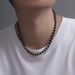 Hip Hop Trendy Double Layer Pearl Necklace For Men And Women Ins Cold Style Design Personality Necklace Couple Accessories_ipsvogv.com