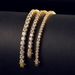 Men's Jewelry Popular Hip Hop Tennis Chain Single Row Copper Micro Inlaid Zircon Bracelet 3mm4mm5mmTennis Chain_ipsvogv.com