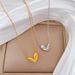 Body 【 Full Titanium Steel 】 Small Tender Bud Personality Extremely Simple Wind Furnace Real Gold Necklace For Women 【 】_ipsvogv.com