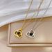 【 Full Body Titanium Steel 】 Love Projection Extremely Simple Wind Furnace, Real Gold Necklace For Women Instagram,_ipsvogv.com