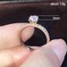 Cao Shi simple zircon Engagement Wedding Ring Copper Plated Platinum diamond ring_ipsvogv.com