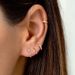 Women's Jewelry S925 Silver Needle Inlaid Zircon Earrings Minimalist Classic Geometric Ear Buckle Personality All Match Ear Jewelry_ipsvogv.com