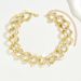 Fashion OL American hip-hop style women's collarbone chain gold-plated exaggerated long necklace versatile niche_ipsvogv.com