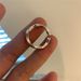 Opening Mobius ring English graffiti ring Female Minority design light luxury fashion personality_ipsvogv.com